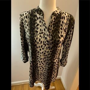 New Directions animal print tunic, size L
